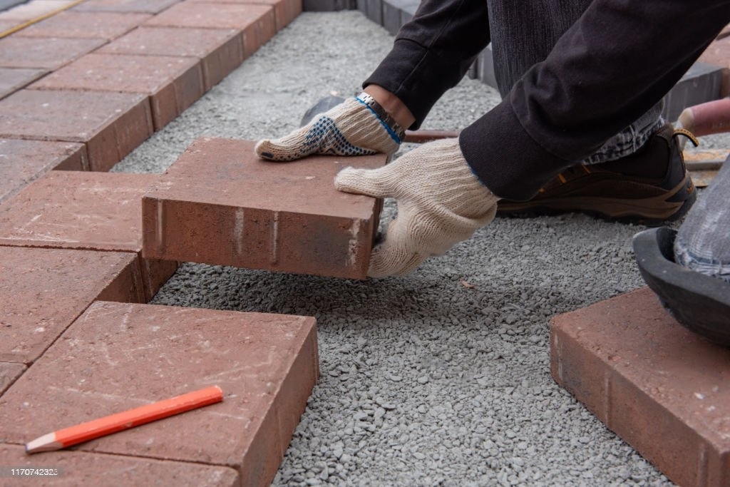 easy DIY paver patio